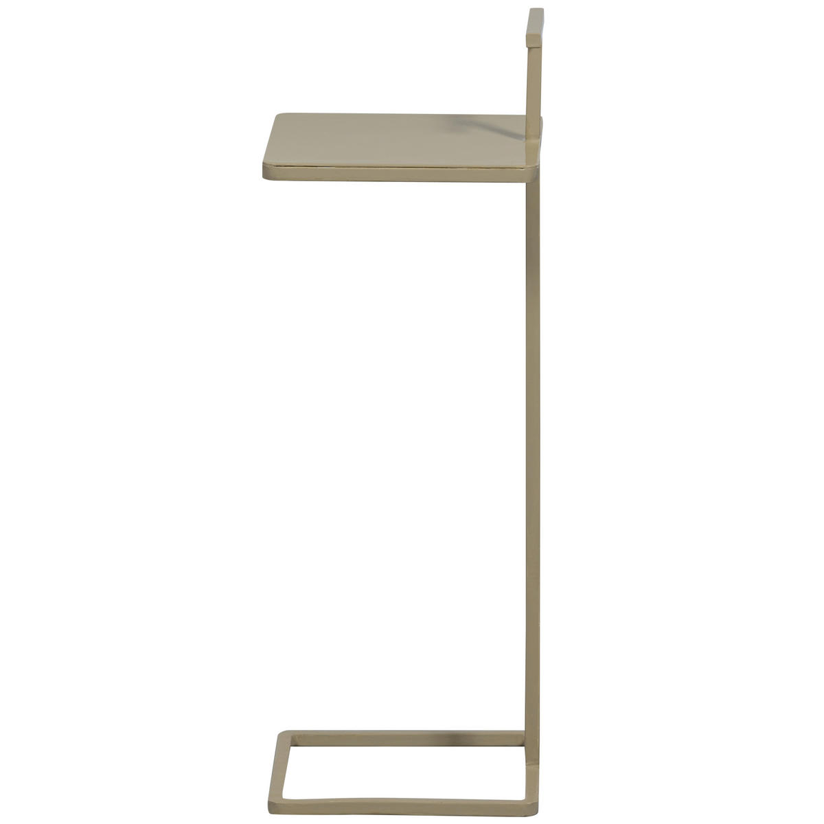 BEISTELLTISCH in Metall 22/22/64 cm  - Sandfarben, Design, Metall (22/22/64cm) - Livetastic