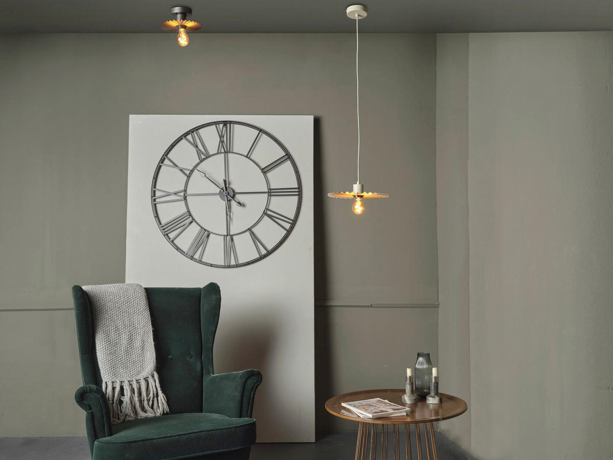 HÄNGELEUCHTE 29.5/110 cm  - Beige, Basics, Metall (29.5/110cm) - Osram