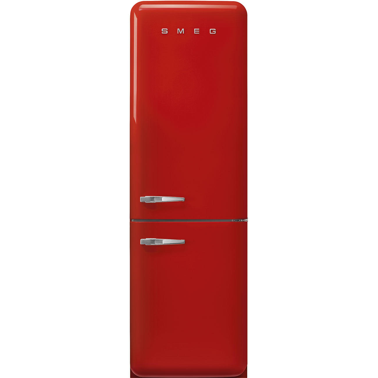 KÜHL-GEFRIER-KOMBINATION 60/196,8/72,8 cm FAB32RRD5  - Rot, Basics, Metall (60/196,8/72,8cm) - SMEG