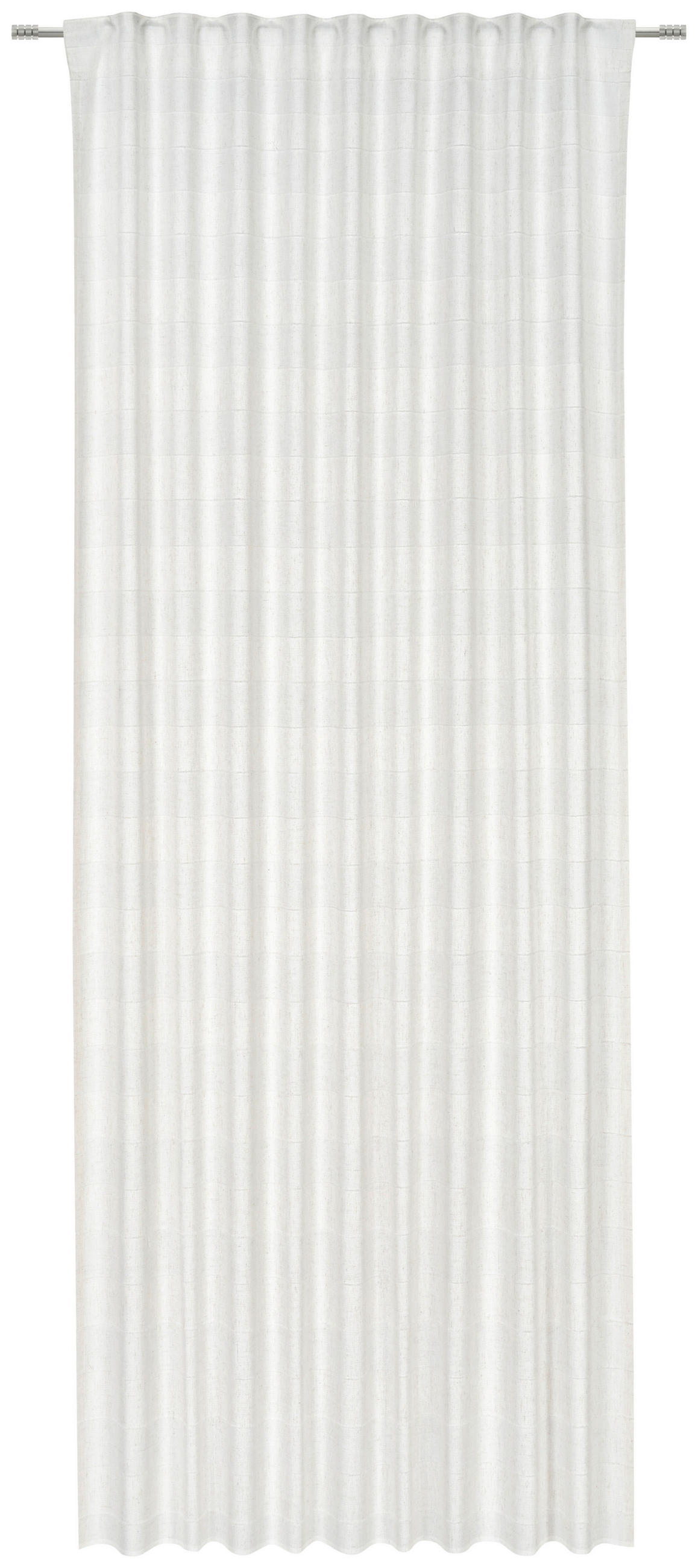 KONČANA ZAVESA  neprosojno   140/280 cm  - bela, Basics, tekstil (140/280cm) - Esposa