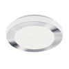 BADEZIMMER-DECKENLEUCHTE  30/10 cm    - Chromfarben/Weiß, Basics, Kunststoff/Metall (30/10cm) - Celina