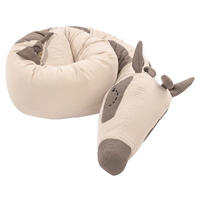 NESTCHENSCHLANGE Patinio  - Koralle/Braun, Basics, Textil (180cm) - Patinio