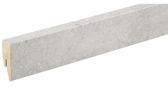 SOCKELLEISTE Dunkelgrau - Dunkelgrau, Basics, Holzwerkstoff (200/5/1,8cm) - Venda