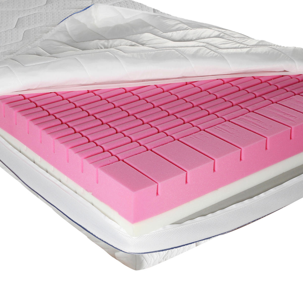 WENDEMATRATZE 90/200 cm Höhe ca. 24 cm  - KONVENTIONELL, Textil (90/200cm) - Sleeptex