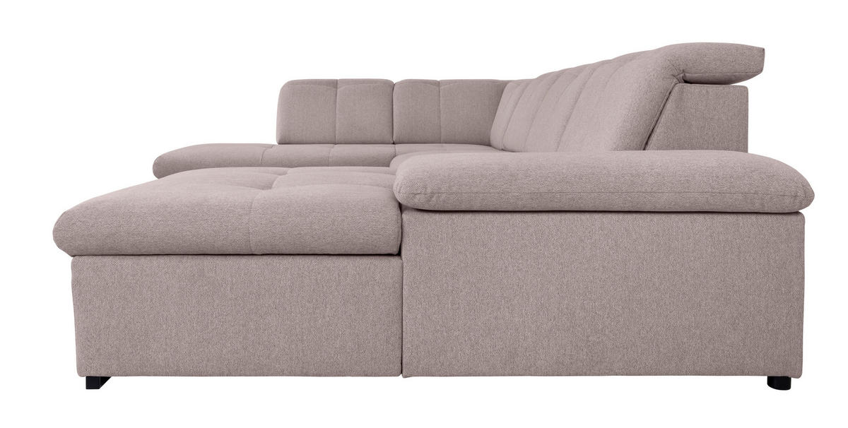 WOHNLANDSCHAFT - Taupe/Grau, Design, Textil/Metall (215/328/173cm) - MID.YOU