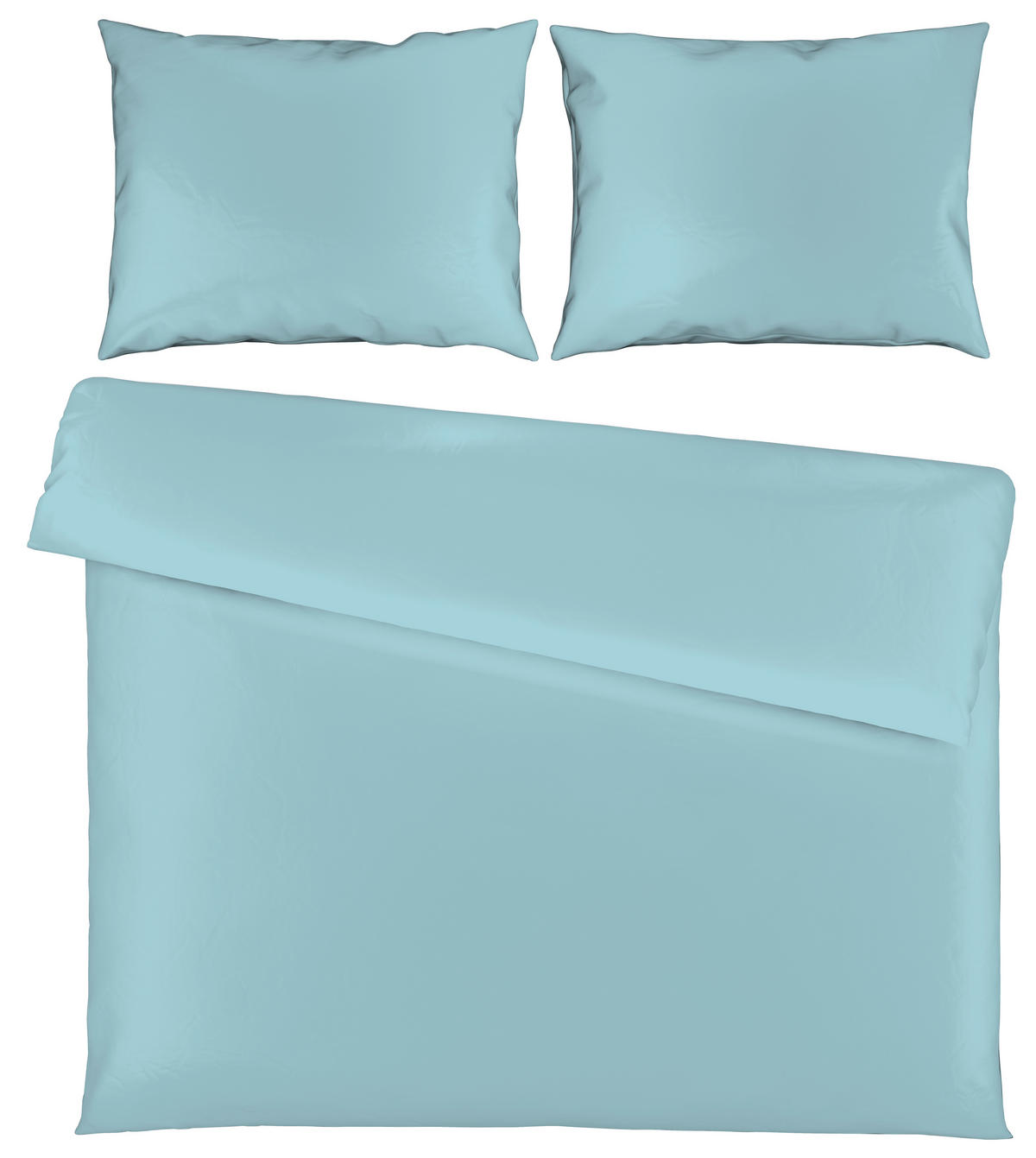 POSTELJNINA SENA 200/200 cm saten modra  - modra, Basics, tekstil (200/200cm) - Novel