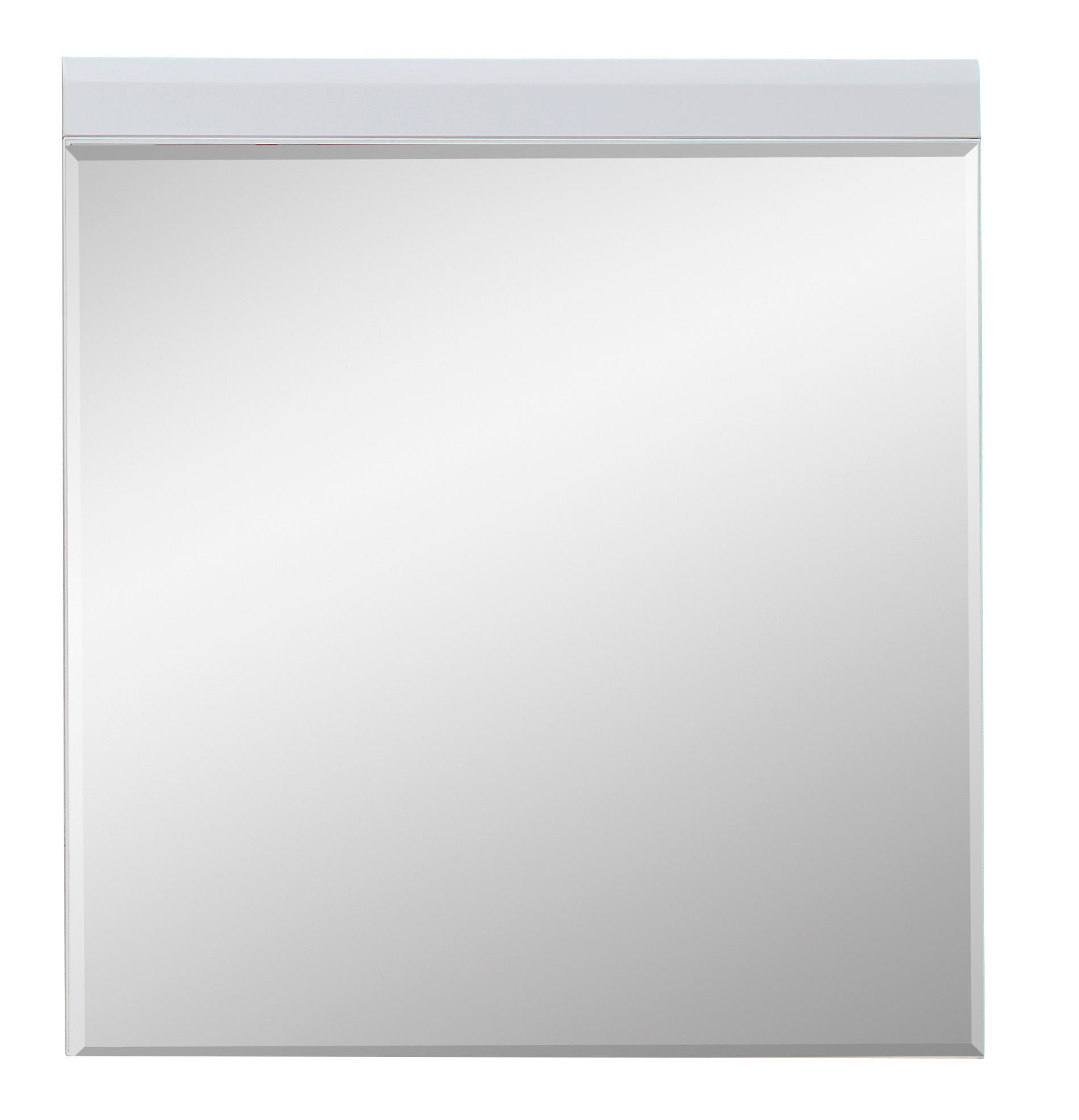 Livetastic Wandspiegel Fresno Weiß 80x87x2 cm