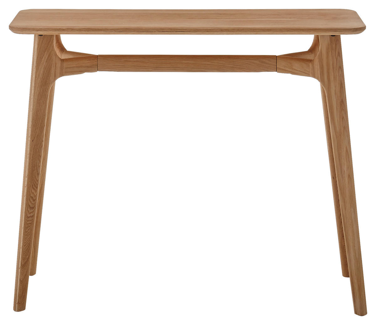 KONSOLENTISCH in Holz 100/35/80 cm   - Eichefarben, Basics, Holz (100/35/80cm)