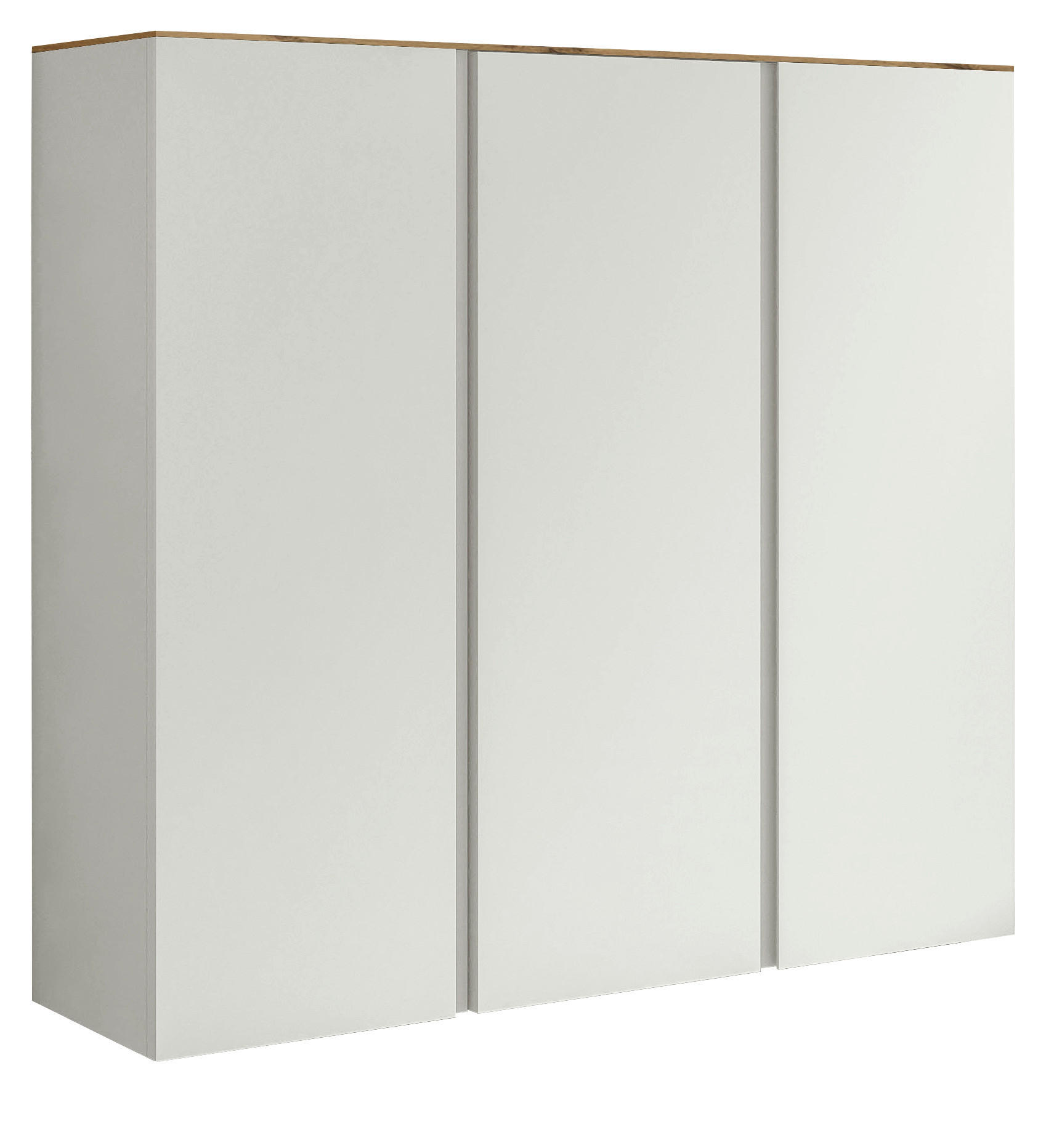 HÄNGESCHUHSCHRANK Weiß, Eichefarben  - Eichefarben/Weiß, Design, Holzwerkstoff (121/111/33cm) - Moderano