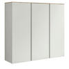 HÄNGESCHUHSCHRANK Weiß, Eichefarben  - Eichefarben/Weiß, Design, Holzwerkstoff (121/111/33cm) - Moderano