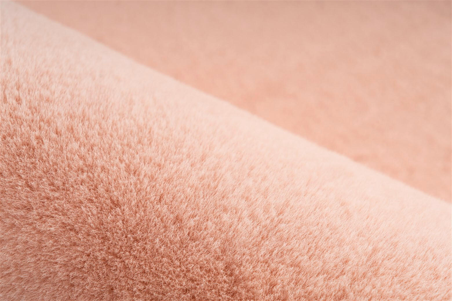 Thumbnail - Kayoom Hochflorteppich Rabbit Light 525 Creme, Creme, Textil, Uni, rechteckig, 120x170 cm, pflegeleicht, Teppiche & Böde...