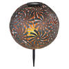 SOLARNA SVETILKA        26/37 cm       - zlate barve/zelena, Basics, kovina (26/37cm) - Globo