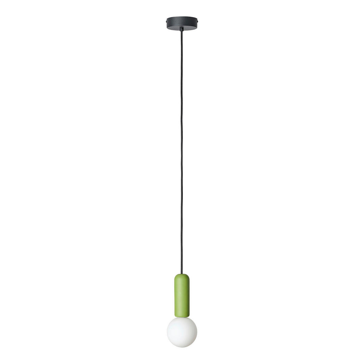 HÄNGELEUCHTE 10/120 cm  - Hellgrün, Basics, Stein (10/120cm) - Osram