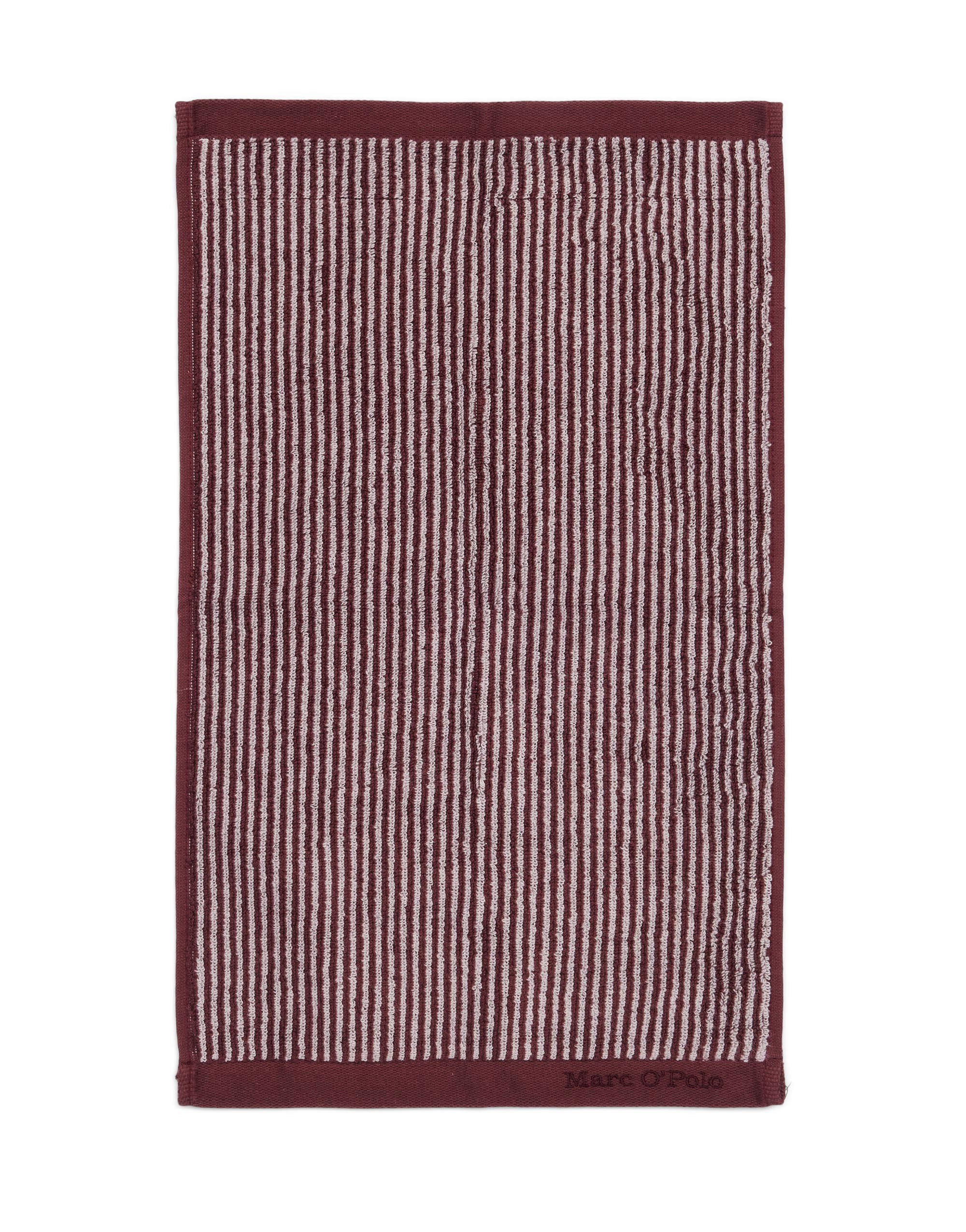 GÄSTETUCH H/W 2019 Aubergine 30/50 cm  - Aubergine, Basics, Textil (30/50cm) - Marc O'Polo