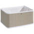 REGALKORB 32/22/16 cm - Beige, Basics, Holz/Textil (32/22/16cm) - Landscape REGALKORB 32/22/16 cm - Beige, Basics, Holz/Textil (32/22/16cm) - Landscape