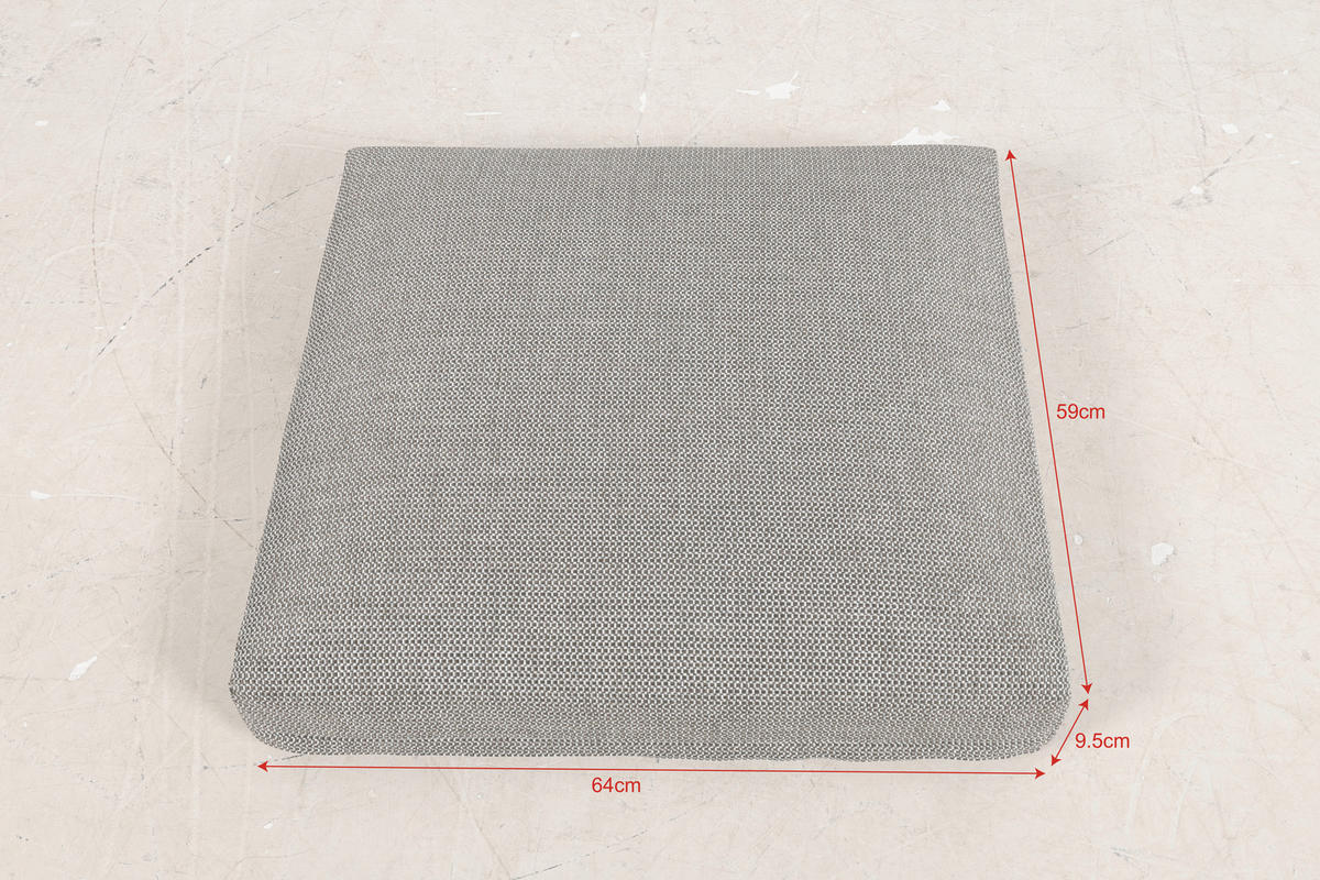 LOUNGEGARNITUR 4-teilig   210/80/86 cm Aluminium  - Anthrazit/Grau, LIFESTYLE, Stein/Textil (210/80/86cm) - Ambia Garden