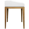 SCHREIBTISCH 120/60/76,5-86 cm  in Weiß, Eichefarben  - Eichefarben/Weiß, MODERN, Holz/Holzwerkstoff (120/60/76,5-86cm) - Novel