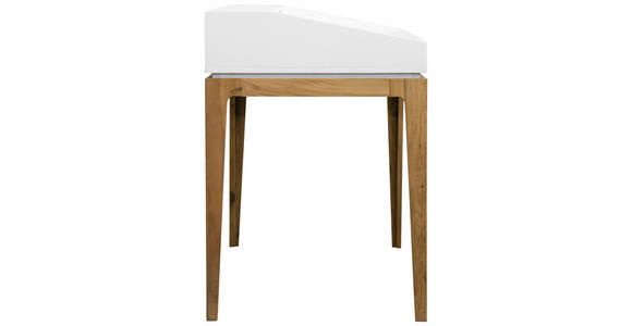 SCHREIBTISCH 120/60/76,5-86 cm  in Weiß, Eichefarben  - Eichefarben/Weiß, MODERN, Holz/Holzwerkstoff (120/60/76,5-86cm) - Novel