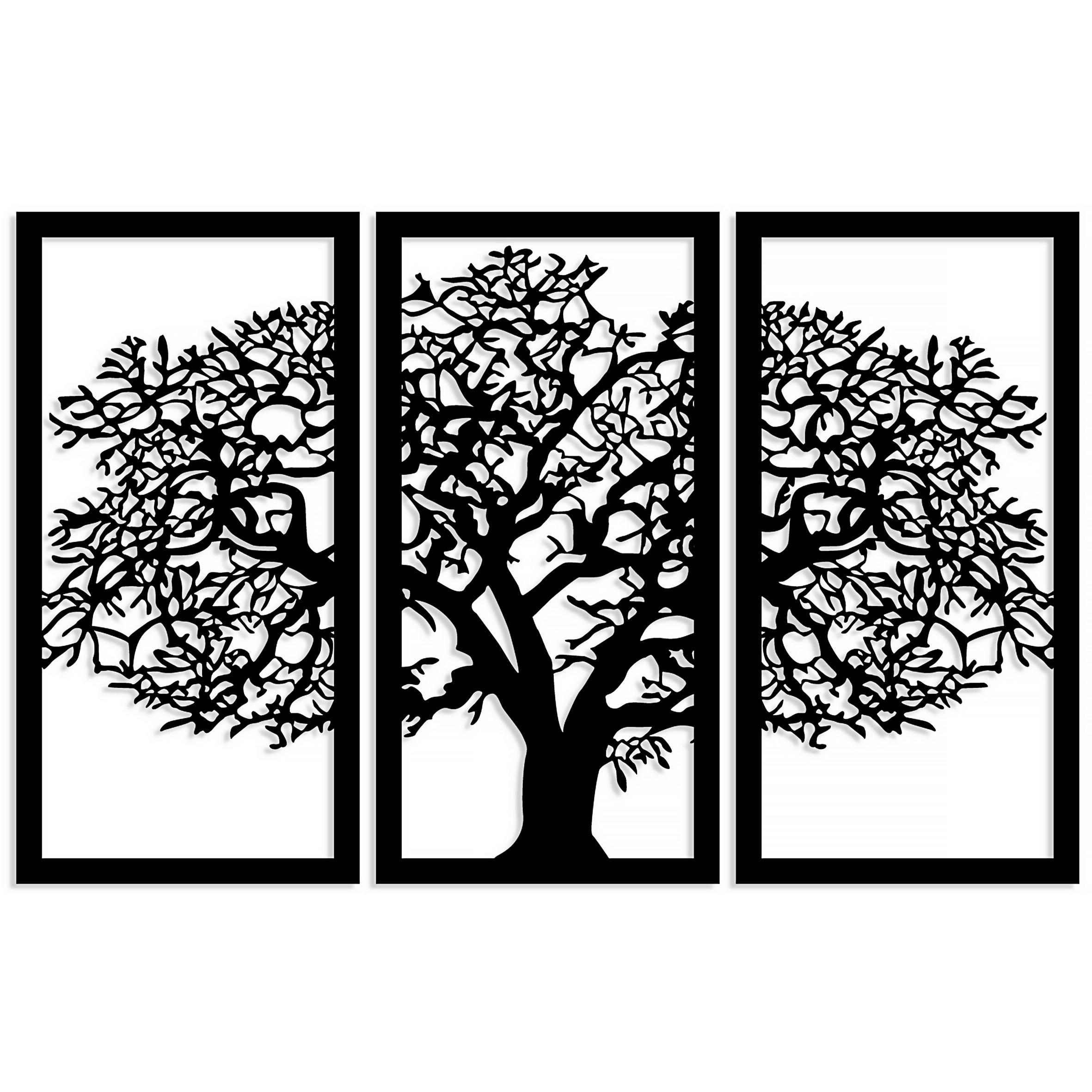 OBJEKTBILD 66/105 cm    - Schwarz, Basics, Holzwerkstoff (66/105cm)