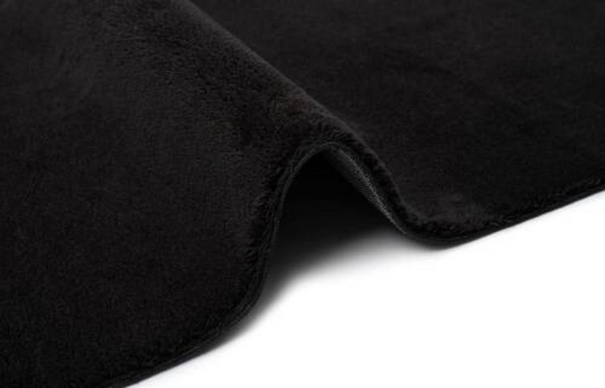 FELLTEPPICH 80/150 cm Loft Schwarz  - Schwarz, KONVENTIONELL, Textil (80/150cm) - Novel