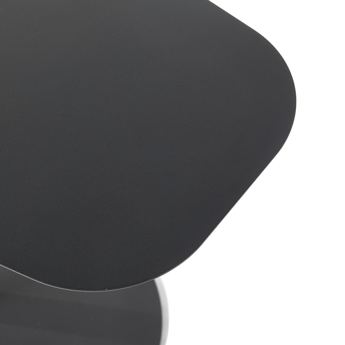 BEISTELLTISCH 50/38/50 cm Schwarz Freiform  - Schwarz, Design, Metall (50/38/50cm) - Livetastic