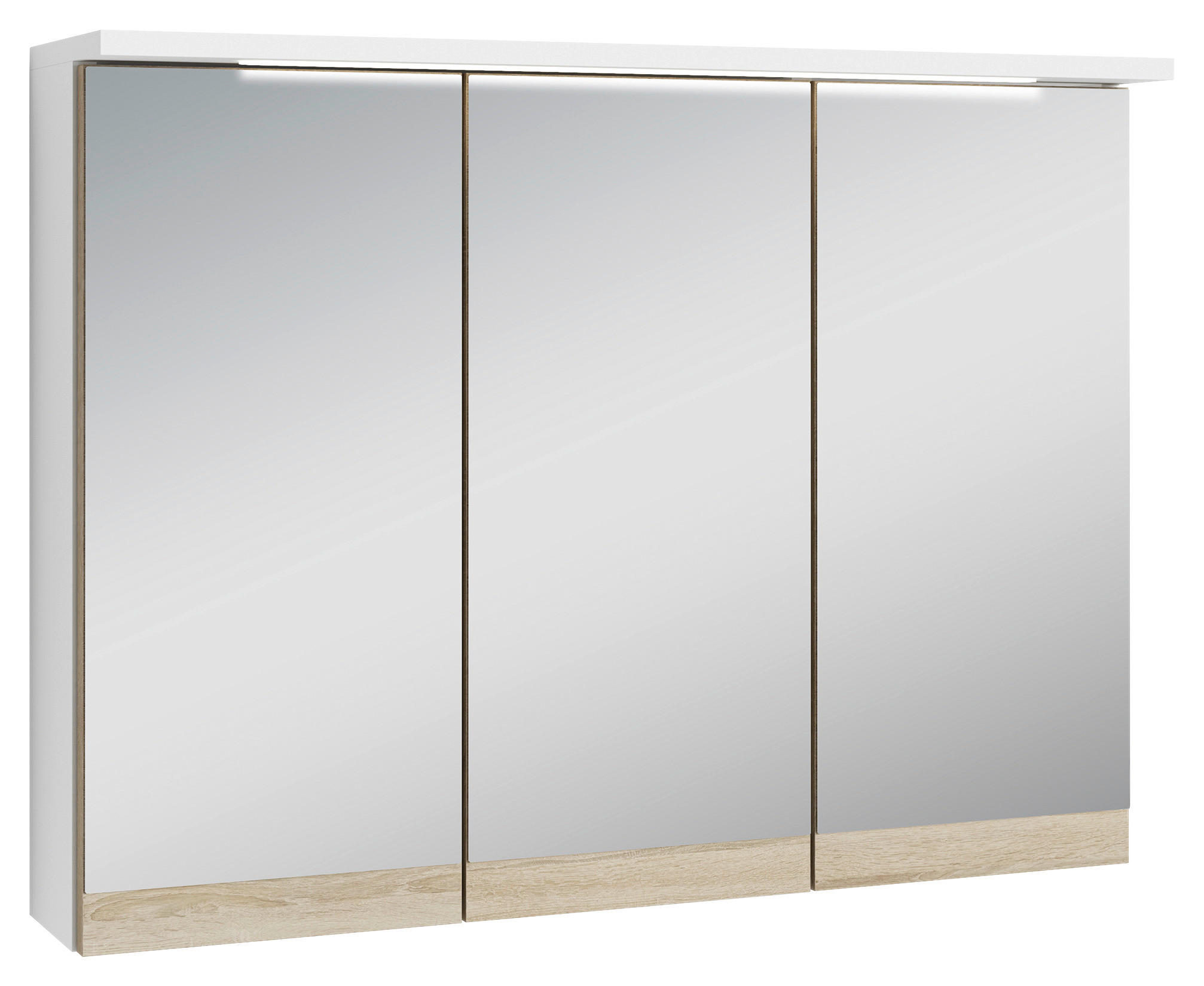 SPIEGELSCHRANK 80/60/20 cm  - Weiß, MODERN, Glas/Holzwerkstoff (80/60/20cm) - MID.YOU