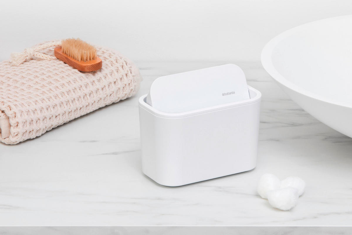 ABFALLEIMER MINDSET  - Weiß, Basics, Kunststoff (15/9.9/8.6cm) - Brabantia