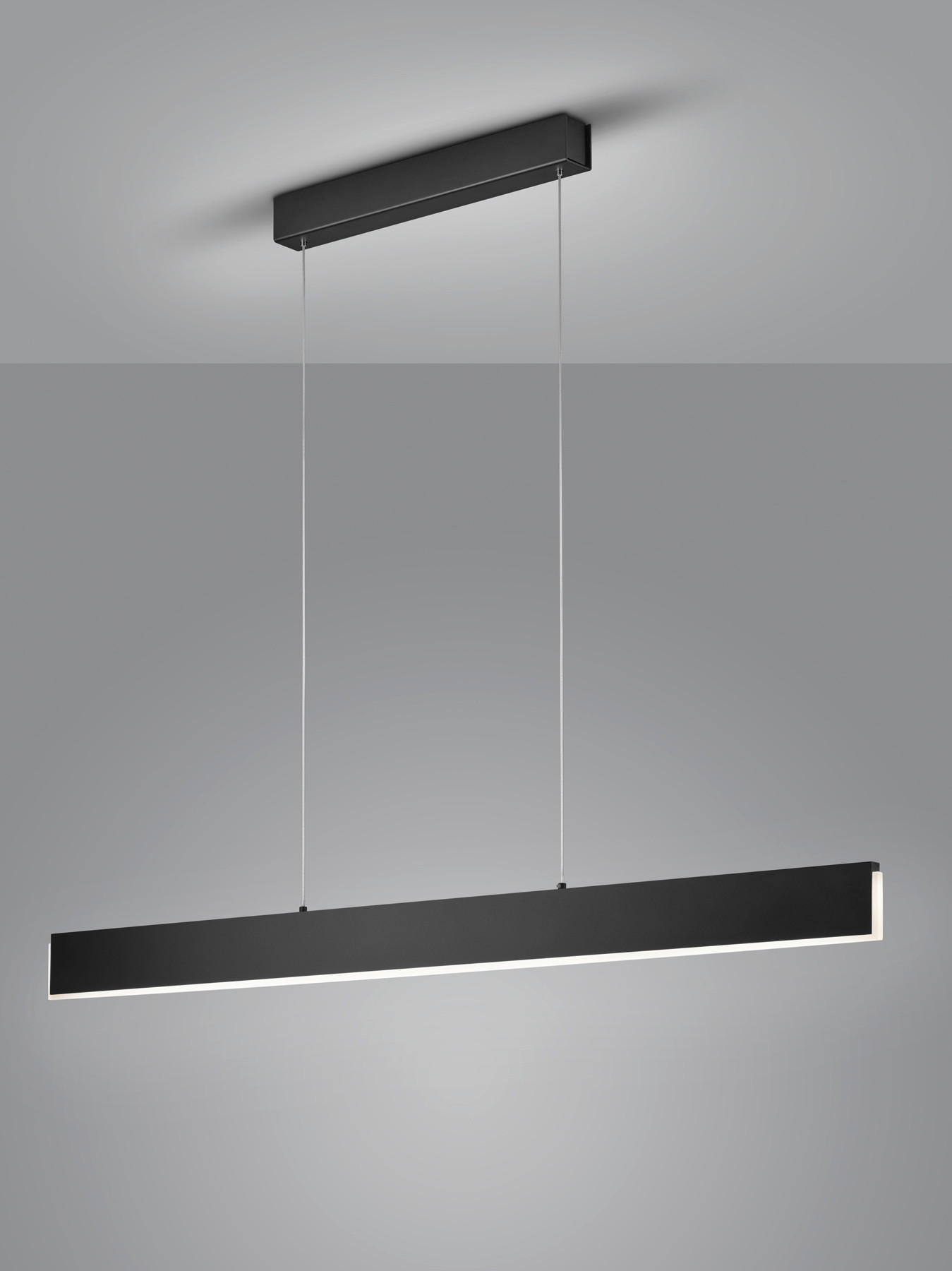 LED-HÄNGELEUCHTE Nex 111/4,5/200 cm   - Schwarz, Design, Metall (111/4,5/200cm) - Helestra