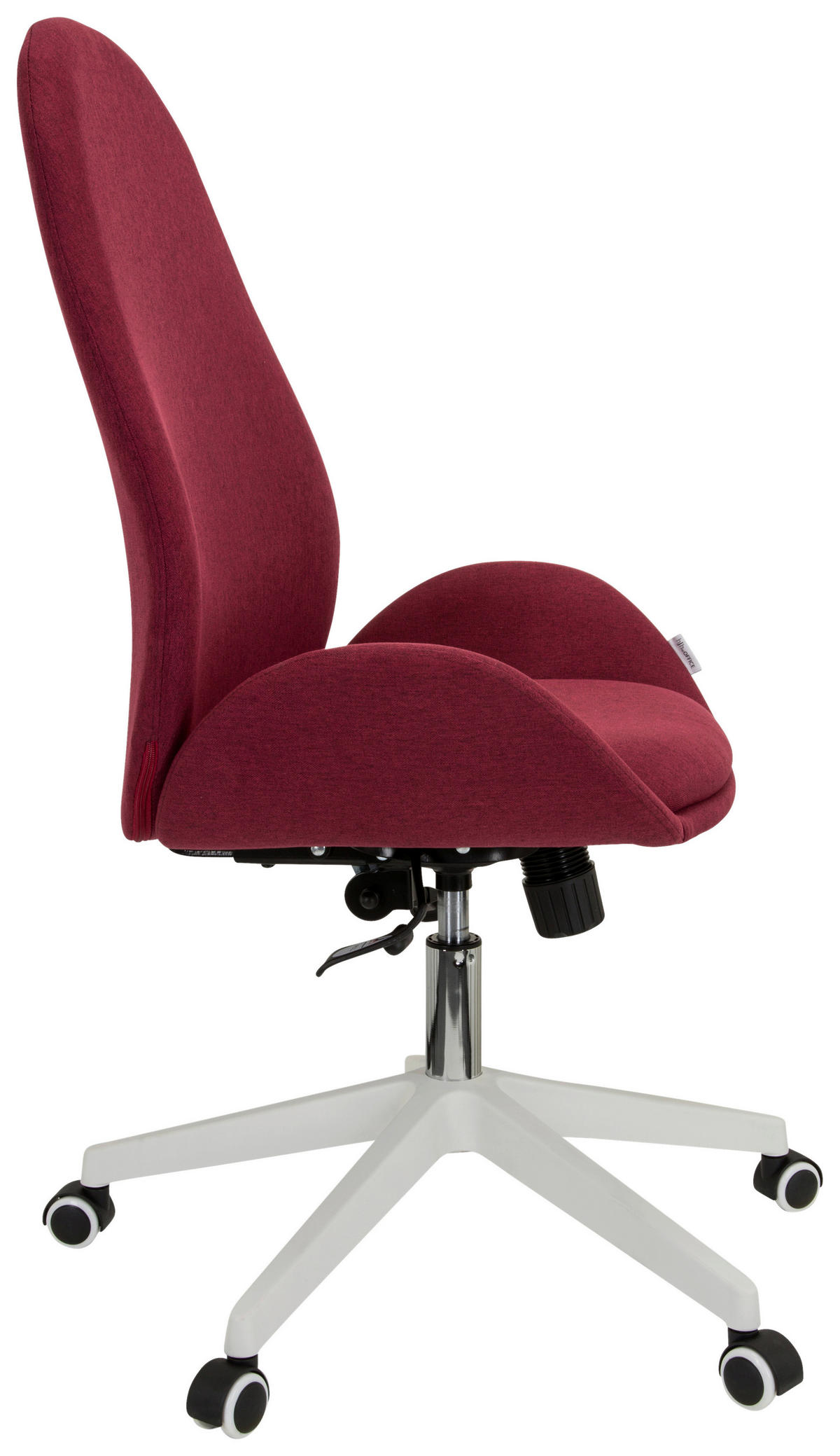 DREHSTUHL Flachgewebe Bordeaux  - Bordeaux/Weiß, Basics, Kunststoff/Textil (56/104/58cm) - MID.YOU