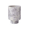 ZAHNBÜRSTENHALTER  - Mauve/Weiß, Basics, Stein (7/10,5cm) - Aquanova
