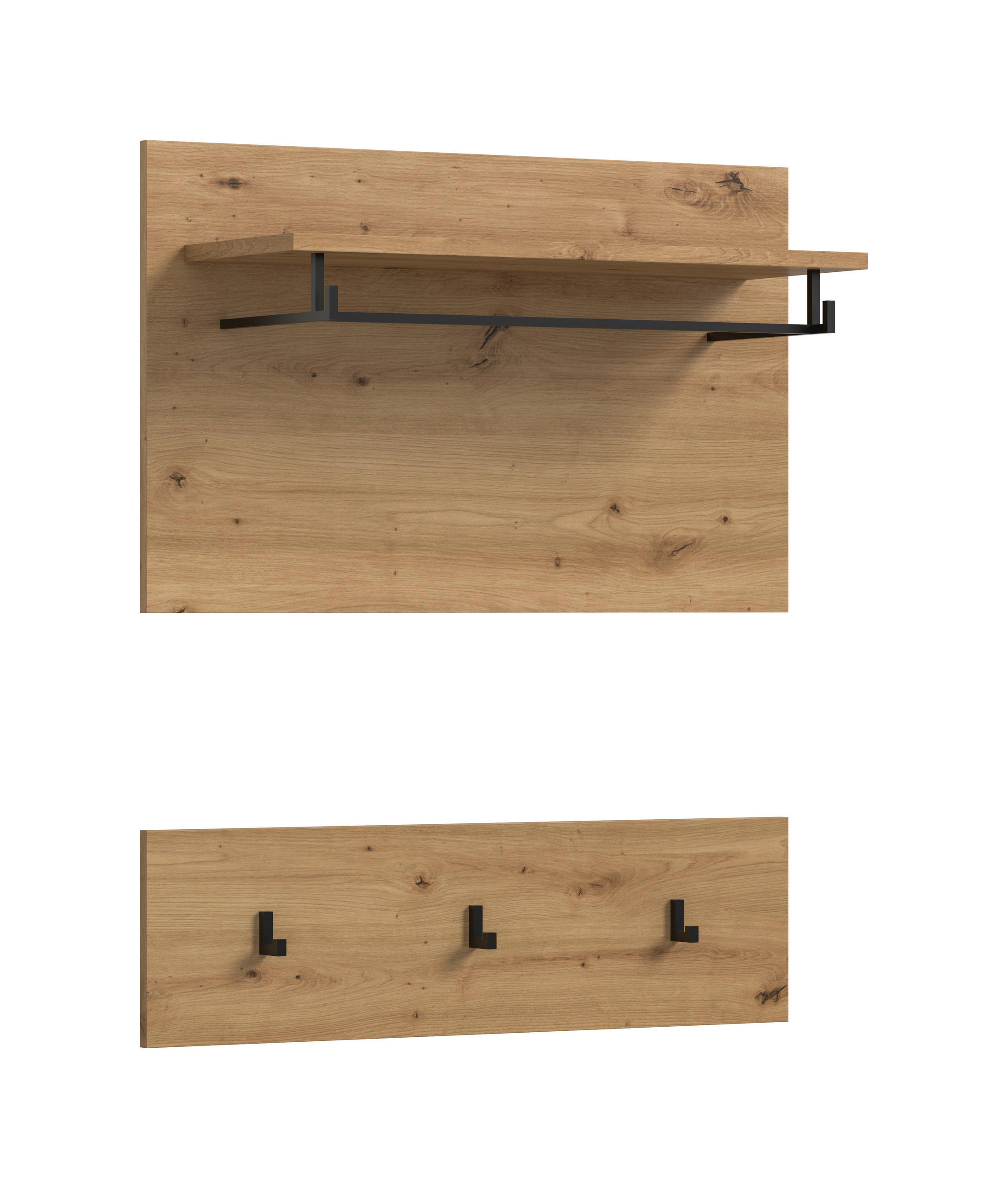 GARDEROBENPANEEL  in 80/73/27 cm  - Eiche Artisan, Design, Holzwerkstoff (80/73/27cm) - MID.YOU