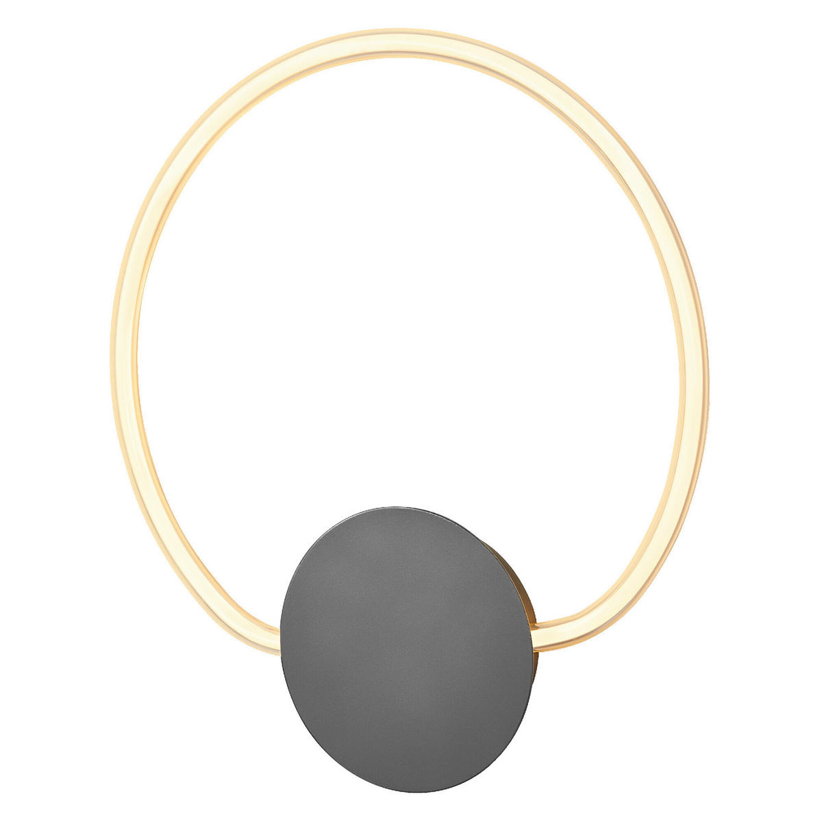 LED-WANDLEUCHTE 36.7/3,9 cm   - Dunkelgrau, Basics, Kunststoff (36.7/3,9cm) - Osram