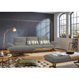 ECKSOFA in Flachgewebe Grau  - Schwarz/Grau, Design, Holz/Textil (159/314cm) - Dieter Knoll