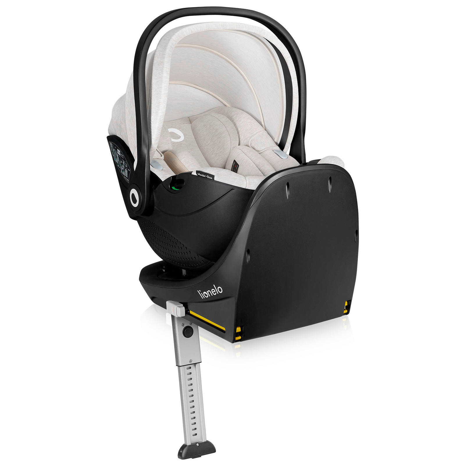 ISOFIXSTATION Moxie  - Beige, Basics, Naturmaterialien/Kunststoff (68/45,5/42cm) - Lionelo