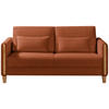 SCHLAFSOFA in Holz, Textil Buchefarben, Rostfarben  - Rostfarben/Buchefarben, Design, Holz/Textil (174/88/104cm) - Niels Andersson
