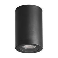 KÜLTÉRI MENNYEZETI LÁMPA - fekete/átlátszó, Basics, műanyag (14/9/9cm)