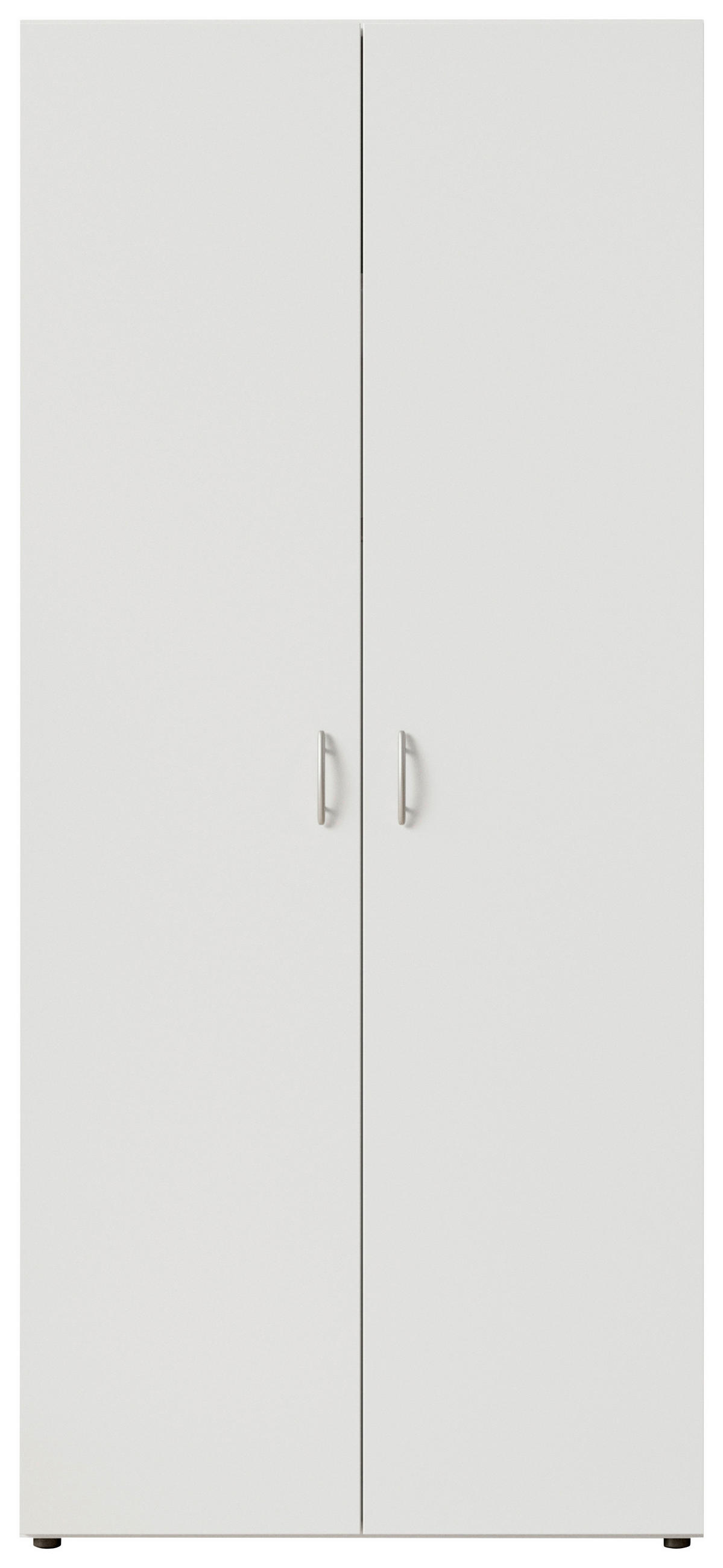 ORMAR S KLASIČNIM VRATIMA     - bijela/boje aluminija, Konvencionalno, drvni materijal/plastika (81/177/51cm) - Carryhome