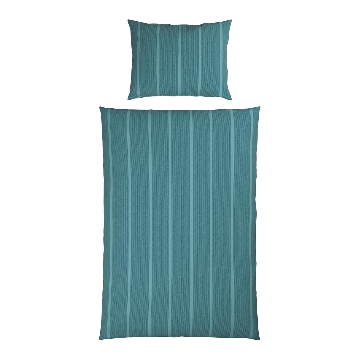 WENDEBETTWÄSCHE Renforcé 140/200 cm  - Petrol, Textil (140/200cm) - Bio:Vio