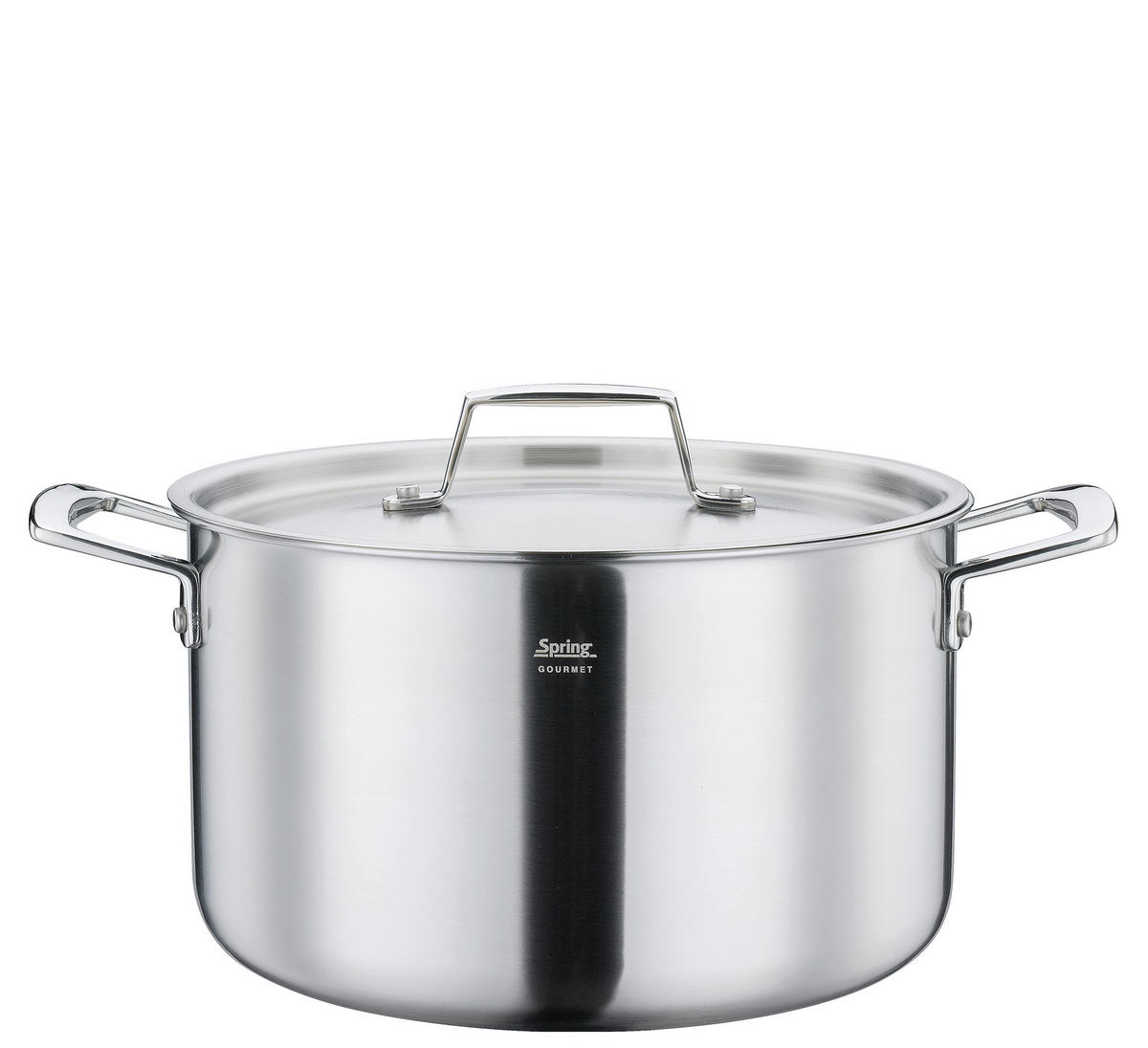 KOCHTOPFSET GOURMET  - Silberfarben, Basics, Metall - Spring