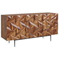 SIDEBOARD 144/72/47 cm  - Goldfarben/Sheeshamfarben, Design, Holz/Metall (144/72/47cm) - MID.YOU
