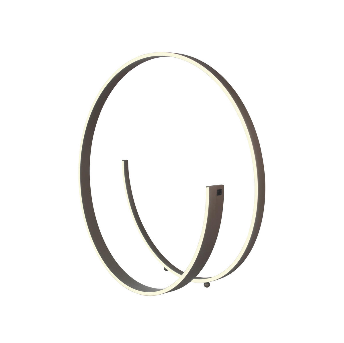 LED-STEHLEUCHTE Cinardi 75 cm  - Braun, Design, Metall (75cm) - Cinque