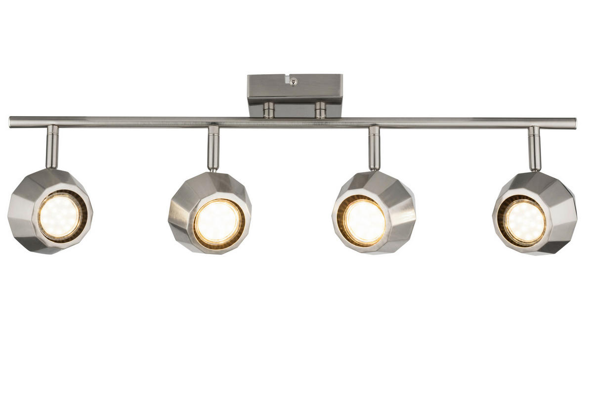 DECKENLEUCHTE 70/11/18 cm  - Nickelfarben, Trend, Metall (70/11/18cm) - Collett's Monde