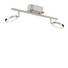 LED-DECKENLEUCHTE - Nickelfarben, Design, Metall (40,5/20/20cm) - Novel LED-DECKENLEUCHTE - Nickelfarben, Design, Metall (40,5/20/20cm) - Novel