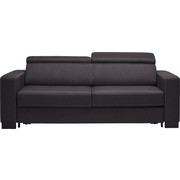 SCHLAFSOFA in Dunkelgrau Textil - Wengefarben/Dunkelgrau, Design, Holz/Textil (222/83 (100)/104cm) - Novel