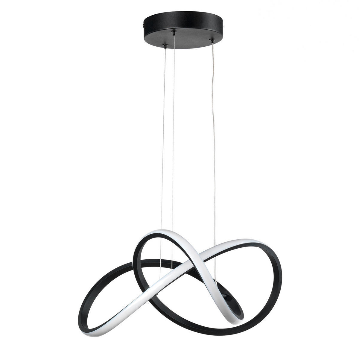 LED-HÄNGELEUCHTE 48/100 cm  - Schwarz, Design, Kunststoff/Metall (48/100cm)