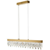 KRISTALNA VISEĆA SVJETILJKA       Celestia  - boje mjeda, Konvencionalno, staklo/metal (150/6/110cm)