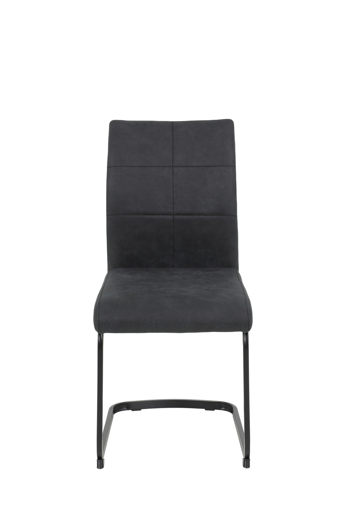 TISCHGRUPPE Anthrazit, Alteiche  - Alteiche/Anthrazit, MODERN, Textil/Metall (80/76/80cm) - MID.YOU