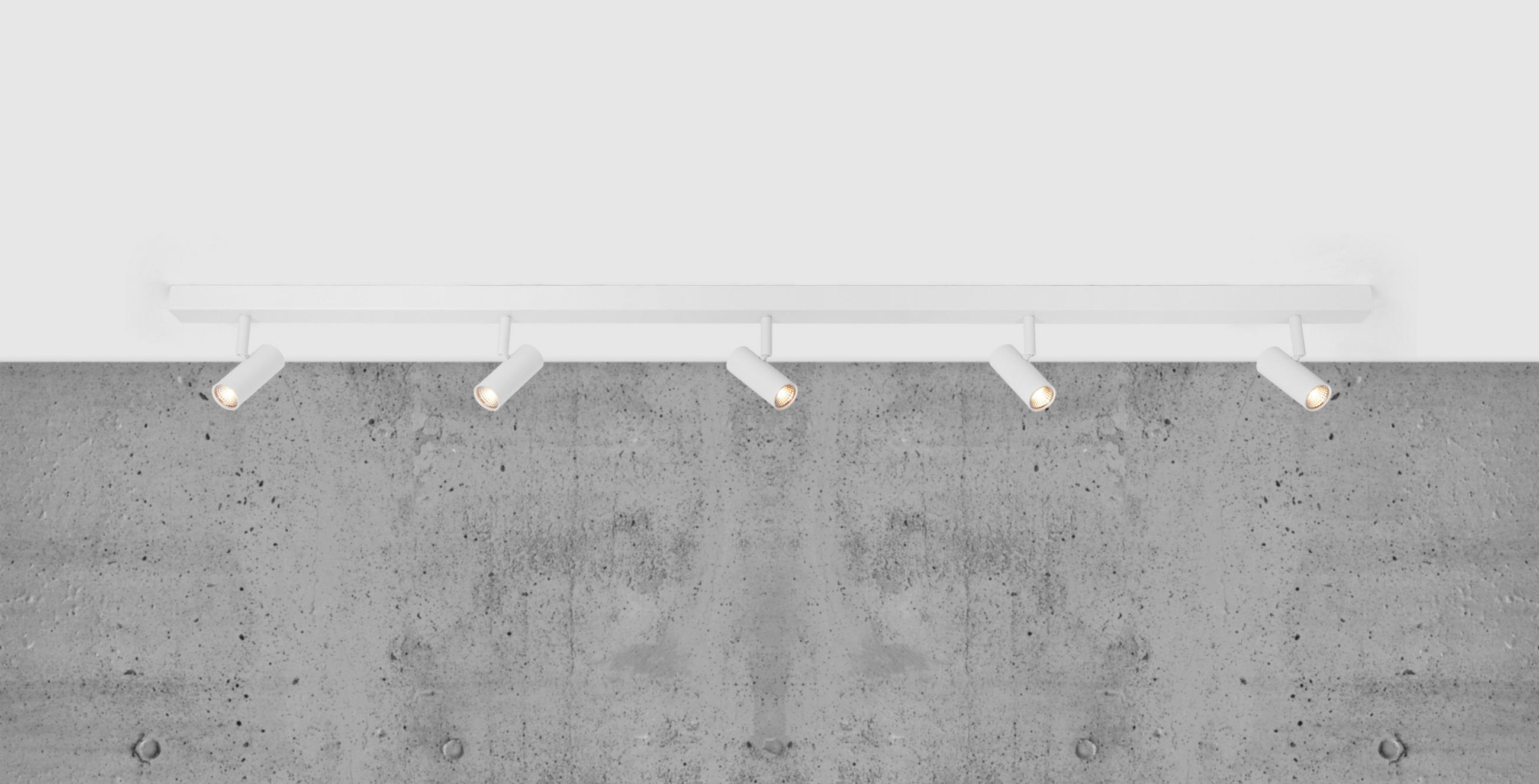 DECKENSTRAHLER 118/12/3,5 cm - Weiß, Design, Metall (118/12/3,5cm) - Nordlux