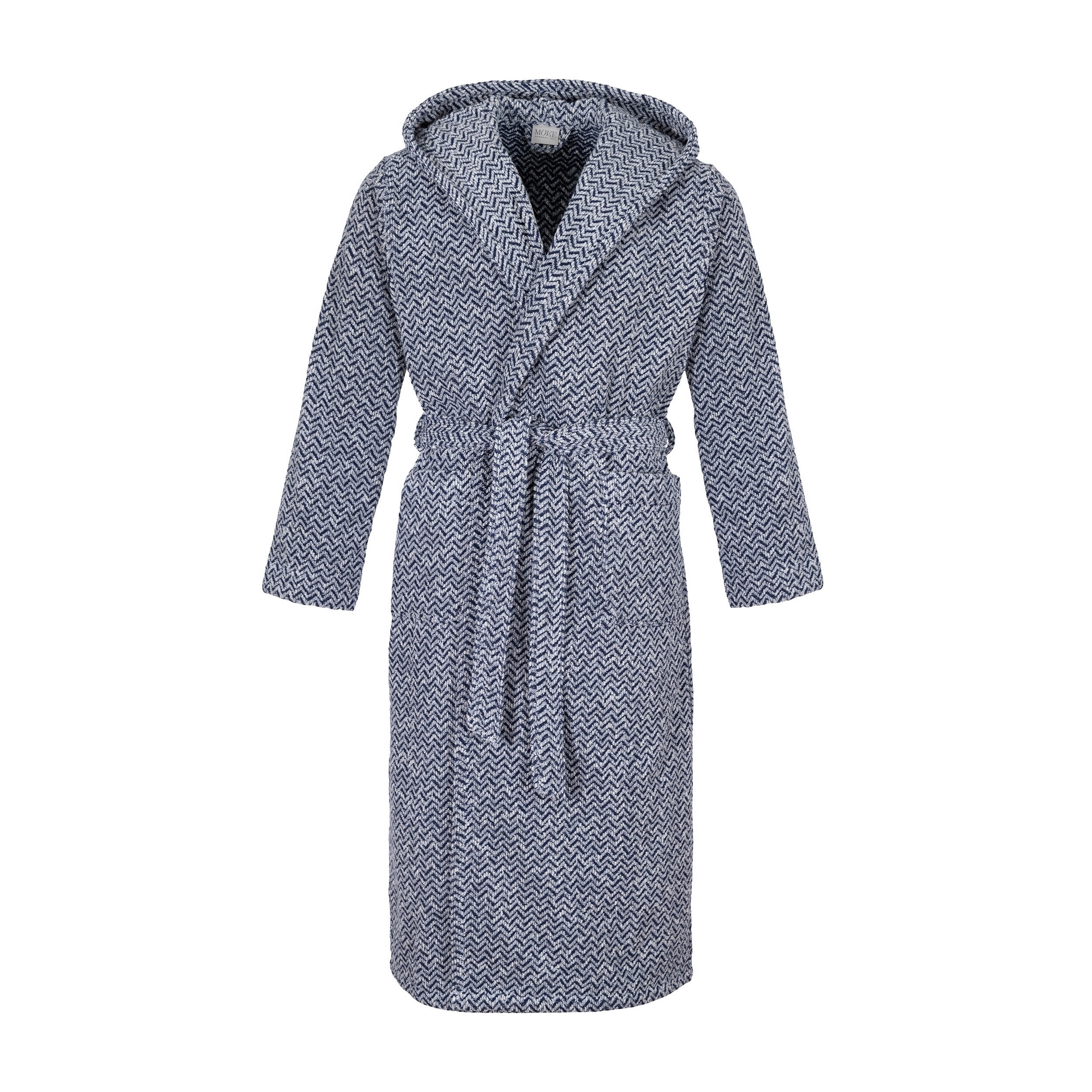 BADEMANTEL BROOKLYN XS Unisex  - Blau, Basics, Textil (XSnull) - Moeve