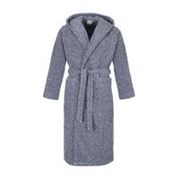 BADEMANTEL BROOKLYN XS Unisex  - Blau, Basics, Textil (XSnull) - Moeve